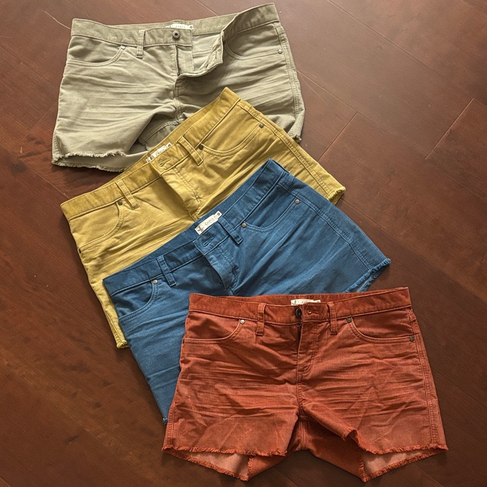 Carve Designs Women's Jean Shorts - Blue, Yellow, Red, Gray